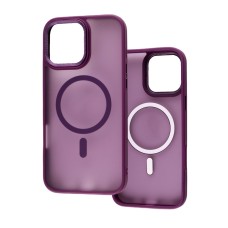 Чохол для iPhone 13 Pro Max Corrugated MagSafe purple