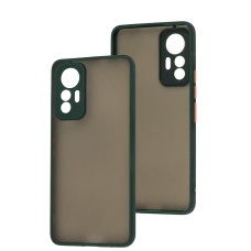 Чохол для Xiaomi 12 Lite LikGus Totu camera protect оливковий