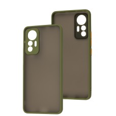 Чохол для Xiaomi 12 Lite LikGus Totu camera protect хакі
