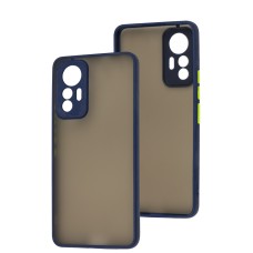 Чохол для Xiaomi 12 Lite LikGus Totu camera protect синій