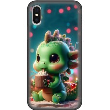 Чохол для iPhone X / Xs MixCase Новий рік дракончик