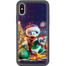Чохол для iPhone X / Xs MixCase Новий рік Scrooge and money