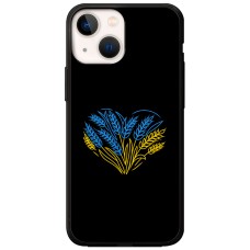 Чохол для iPhone 13 mini MixCase патріотичні синьо-жовта пшениця