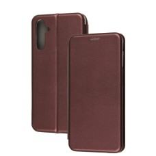 Чохол книжка Premium для Samsung Galaxy A24 (A245) бордовий
