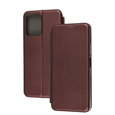 Чохол книжка Premium для Xiaomi Poco X5 / Note 12 5G бордовий