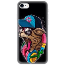 Чохол для iPhone 7 / 8 / SE MixCase звірі стильний кіт