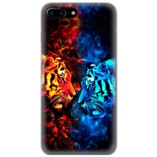 Чохол для iPhone 7 Plus / 8 Plus MixCase звірі два тигри