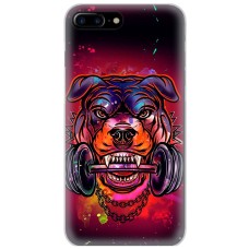 Чохол для iPhone 7 Plus / 8 Plus MixCase звірі пес з гантелей