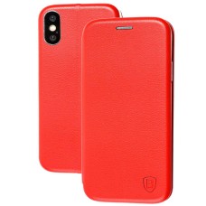 Чохол книжка Premium для iPhone Xs Max червоний
