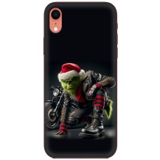 Чохол для iPhone Xr MixCase Новий рік Грінч байкер