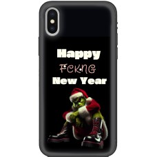 Чохол для iPhone X / Xs MixCase Новий рік Grinch Fckng