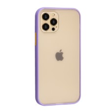 Чохол для iPhone 12 / 12 Pro LikGus Maxshield бузковий