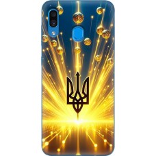 Чохол для Xiaomi Mi 10T / Mi 10T Pro MixCase патріотичні Тризуб у золоті