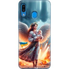 Чохол для Xiaomi Mi 10T / Mi 10T Pro MixCase патріотичні Ангел з немовлям
