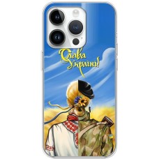 Чохол для iPhone 15 Pro MixCase патріотичні Слава Україні