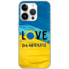 Чохол для iPhone 15 Pro MixCase патріотичні love Ukraine
