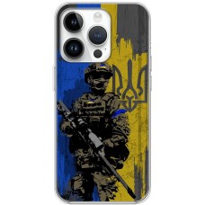 Чохол для iPhone 15 Pro MixCase патріотичні український воїни