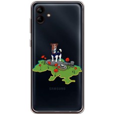Чохол для Samsung Galaxy A04e (A042) MixCase Патрон захисник України