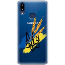 Чохол для Samsung Galaxy A10s (A107) MixCase патріотичні військовий герб із колосками
