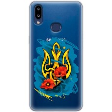 Чохол для Samsung Galaxy A10s (A107) MixCase патріотичні військовий герб із маками