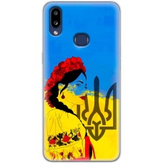 Чохол для Samsung Galaxy A10s (A107) MixCase патріотичні українка у вишиванці