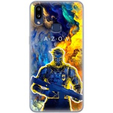 Чохол для Samsung Galaxy A10s (A107) MixCase патріотичні військовий Азов