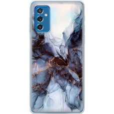 Чохол для Samsung Galaxy M52 (M526) MixCase мармур темно-бірюзовий