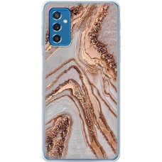 Чохол для Samsung Galaxy M52 (M526) MixCase мармур сірий I