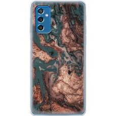Чохол для Samsung Galaxy M52 (M526) MixCase мармур темно-зелений