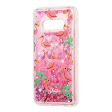 Чохол для Samsung Galaxy S10e (G970) Блискучі вода "фламінго"
