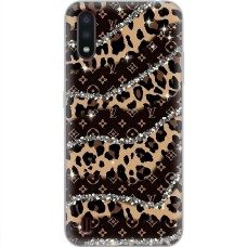 Чохол для Samsung Galaxy A01 (A015) MixCase Леопард Louis Vuitton