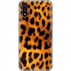 Чохол для Samsung Galaxy A01 (A015) MixCase Леопард вовна