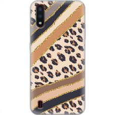 Чохол для Samsung Galaxy A01 (A015) MixCase Леопард палітра