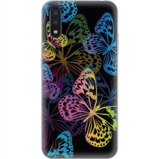 Чохол для Samsung Galaxy A01 (A015) MixCase метелики неонові