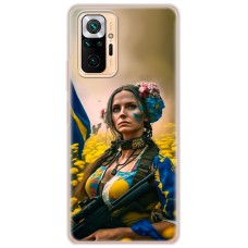 Чохол для Xiaomi Redmi Note 10 Pro MixCase патріотичні ніжна Українка