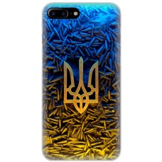 Чохол для iPhone 7 Plus / 8 Plus MixCase патріотичні Тризум серед куль