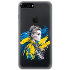 Чохол для iPhone 7 Plus / 8 Plus MixCase патріотичні незламна Українка