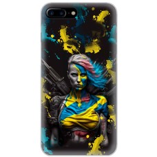 Чохол для iPhone 7 Plus / 8 Plus MixCase патріотичні Нездоланна Українка