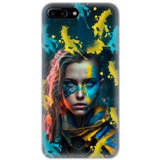 Чохол для iPhone 7 Plus / 8 Plus MixCase патріотичні воєвнича Українка