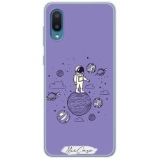 Чохол для Samsung Galaxy A02 (A022) Mixcase космос дизайн 17