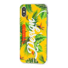 Чохол Lovely для iPhone X / Xs Tropical