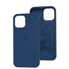 Чохол Silicone для iPhone 12 Pro Max case cobalt blue
