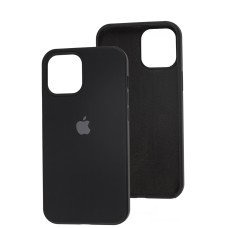 Чохол Silicone для iPhone 12 Pro Max case чорний
