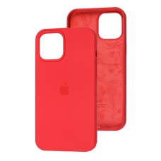 Чохол Silicone для iPhone 12 Pro Max case cranberry