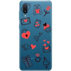 Чохол для Samsung A02 (A022) MixCase день закоханих кохання всюди