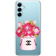 Чохол для Samsung Galaxy M14 (M146) Mixcase зі стразами коробка з квітами