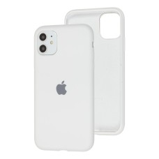 Чохол для iPhone 11 Silicone Full white