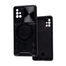 Чохол для Samsung Galaxy A71 (A715) Armor Big Ring чорний
