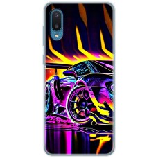 Чохол для Samsung Galaxy A02 (A022) MixCase машини в полум'ї
