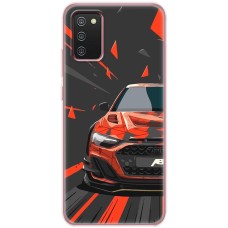 Чохол для Samsung Galaxy A02s (A025) MixCase машини червона car